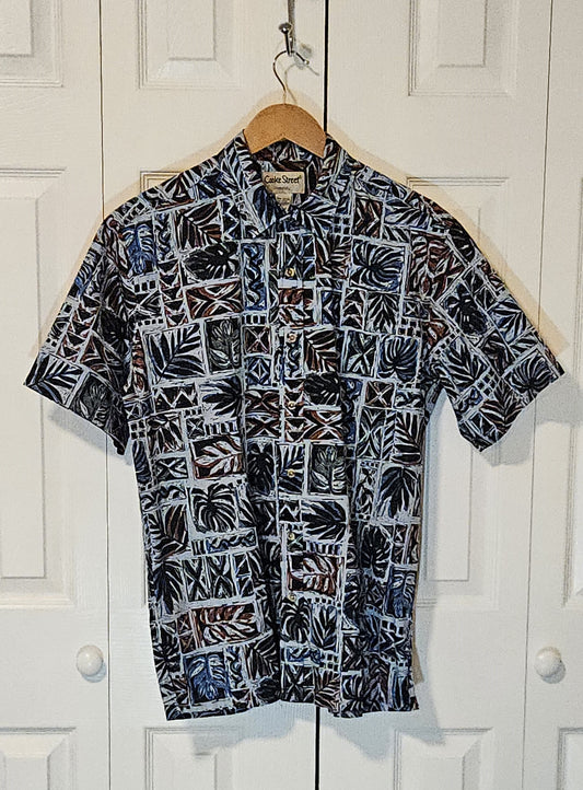 Black & Blue "Cooke St." Aloha Shirt (M)