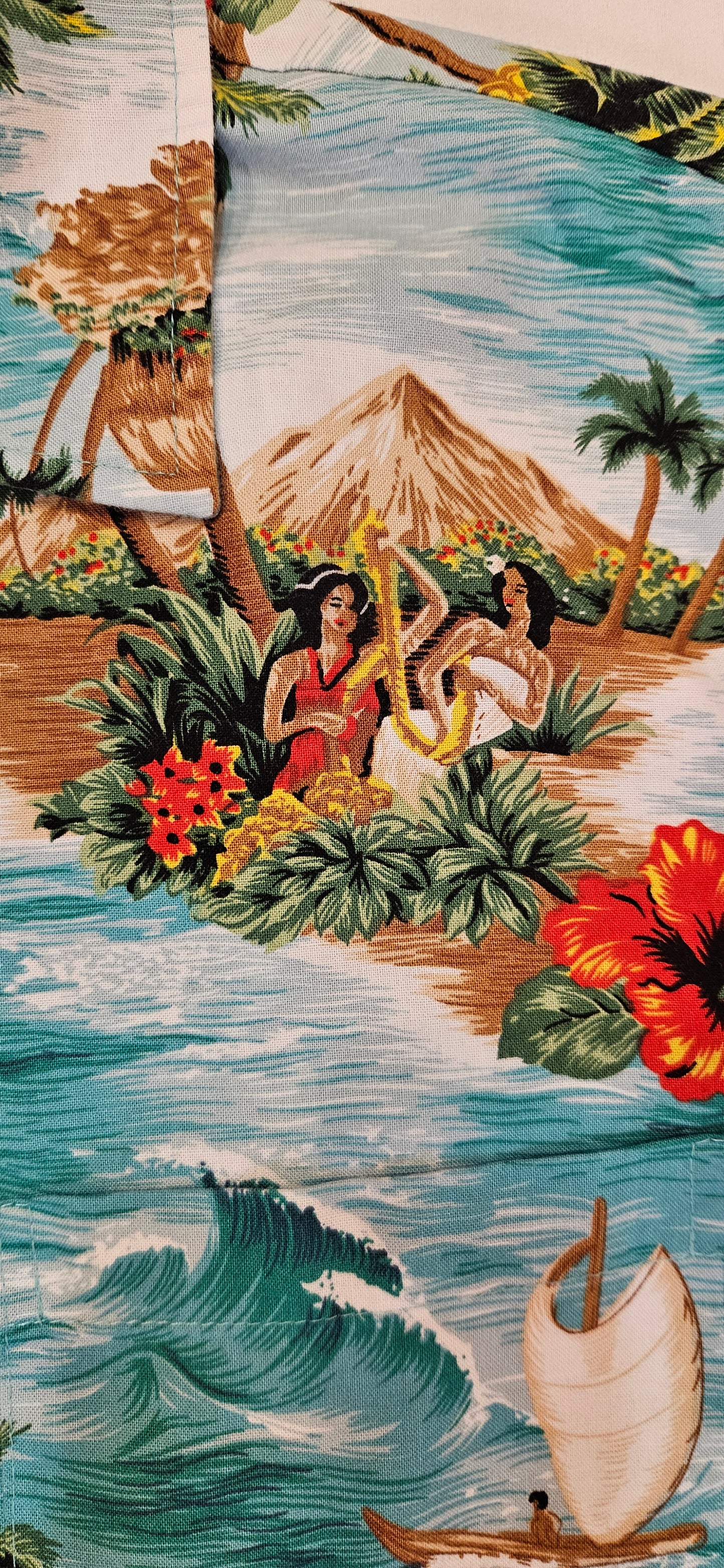 MADE IN HAWAII "RJC Ltd." Aloha Shirt (L)