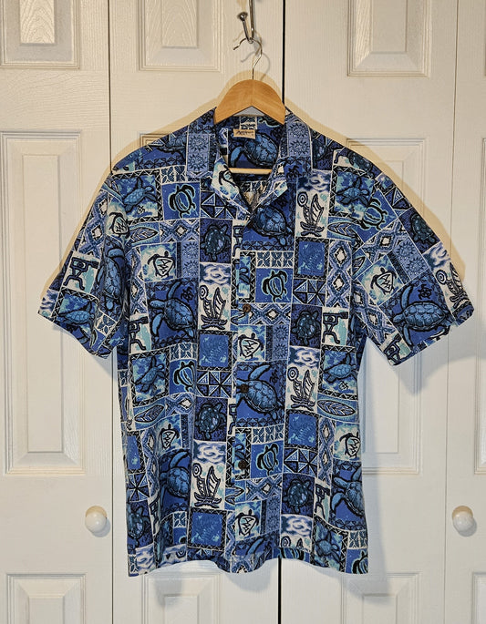 MADE IN HAWAII "Royal Creations" Aloha Shirt (L)