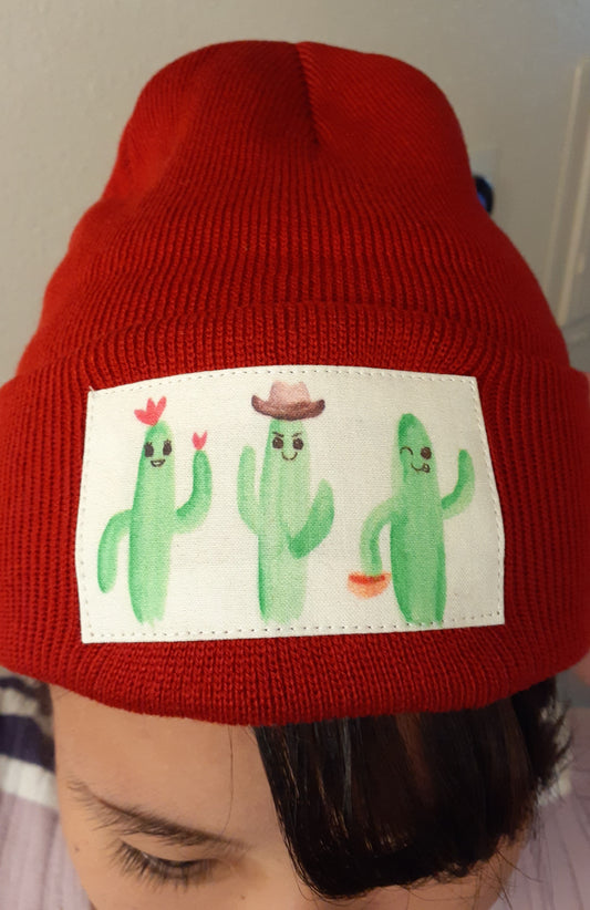 kawaii cacti beanie