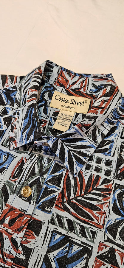 Black & Blue "Cooke St." Aloha Shirt (M)