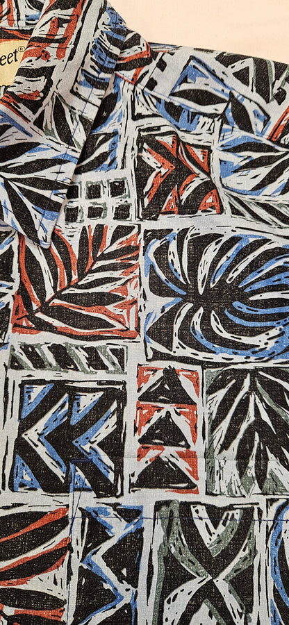 Black & Blue "Cooke St." Aloha Shirt (M)