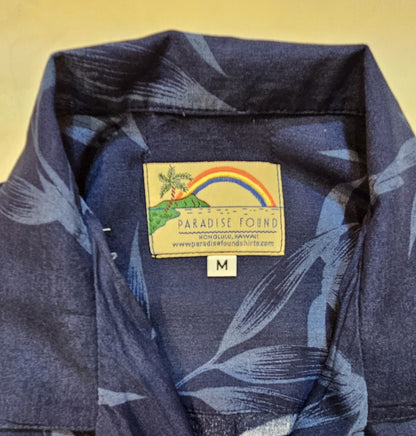 MADE IN HAWAII "Paradise Found" Aloha Shirt (M)