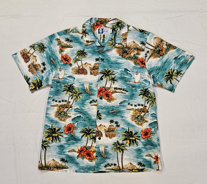 MADE IN HAWAII "RJC Ltd." Aloha Shirt (L)