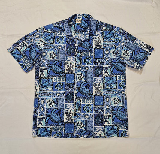 MADE IN HAWAII "Royal Creations" Aloha Shirt (L)