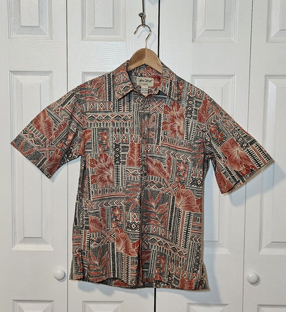 Red "Cooke St." Aloha Shirt (S)